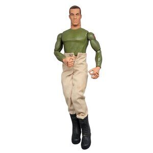 1996 Hasbro GI Joe 12" Pawtucket 21541 Green Shirt Kacki Pants Black Boots